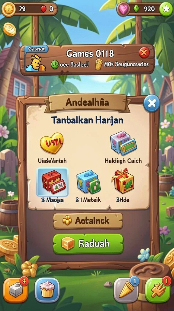 678luck - Grafis yang menarik dan penuh warna.