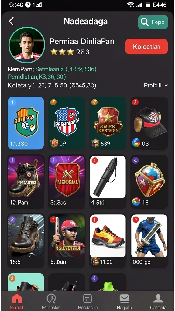 lgoace - Tampilan antarmuka pengguna yang intuitif.