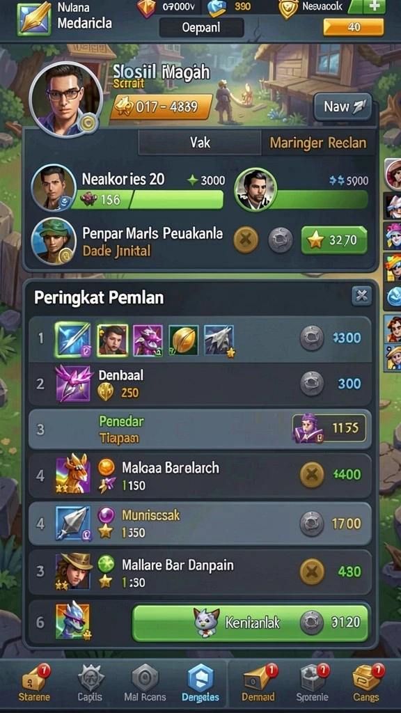 panglima77 - Tampilan antarmuka pengguna yang intuitif.